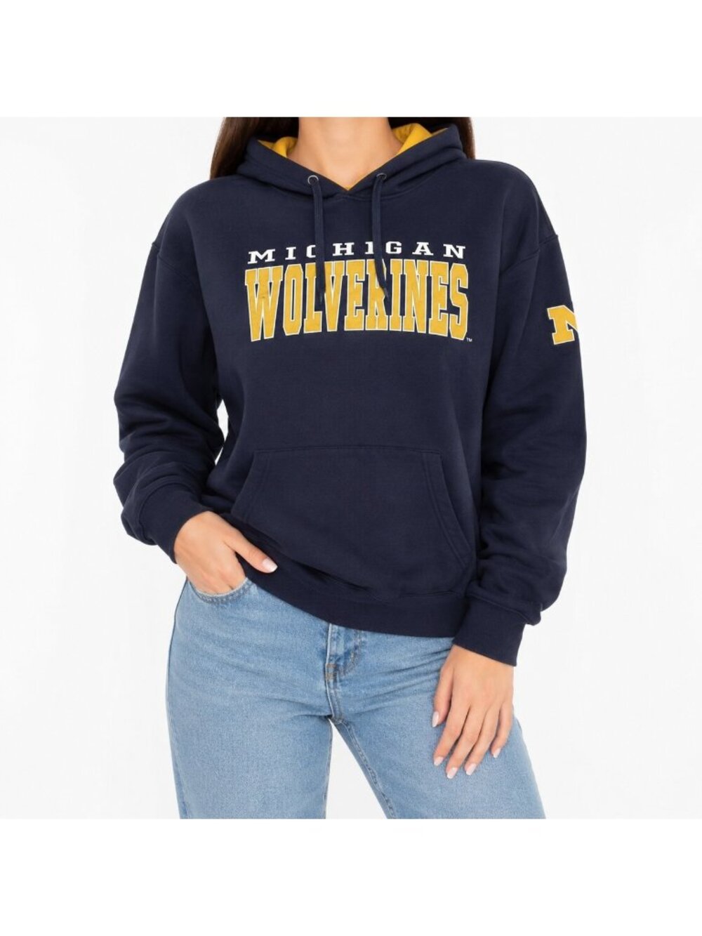 Vintage Stadium Athletics Michigan Wolverines Hoodie Size XXL